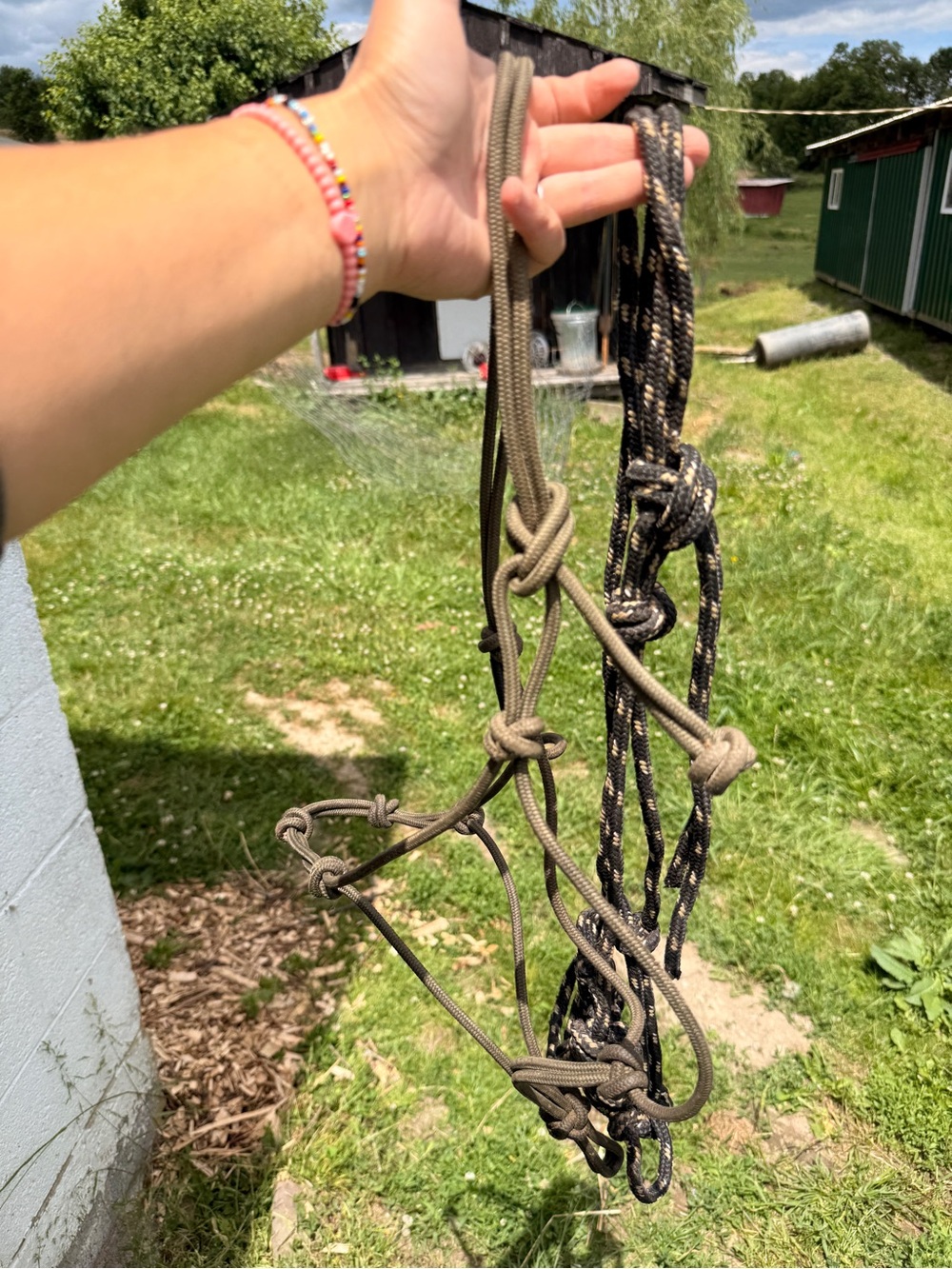 Two Rope Halters Horse Size